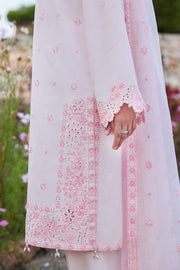 Farasha Sorine Summer Embroidered Lawn Unstitched 3Pc Suit - Cherry Glow