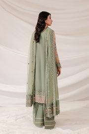 Farasha Lumiere Luxury Embroidered Net Unstitched 3Pc Suit - Ciara