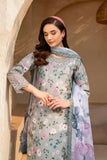 AF-EPL-7022-Cinder Embroidered Printed Lawn