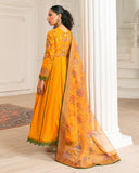 Zivah Apparel Unstitched Embroidered Luxury Lawn 3Pc Suit - Citrina