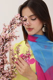 Feathers Premium Printed Lawn Unstitched 3Pc Suit Citrine Curation-FT774