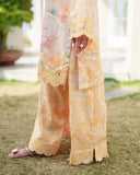 Neeshay Ready to Wear Summer Prints Lawn 3Pc Suit - Citrine Garden