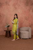 Feathers Premium Embroidered Lawn Unstitched 3Pc Suit Citrine Whisper-FT694