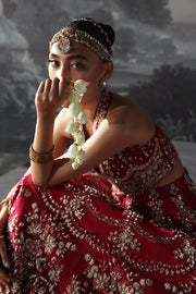 Afrozeh Embroidered Luxury Bridal Organza Unstitched 3Pc Suit AFB-24-07 CLAUDE