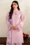 Farasha Summer Weaves Embroidered Lawn Unstitched 3Pc Suit - Cloud Pink