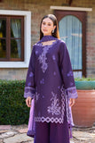 Farasha Sorine Summer Embroidered Lawn Unstitched 3Pc Suit - Cobalt Grace