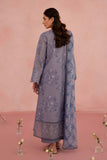 Afrozeh Floral Charm Embroidered Lawn Unstitched 3Pc Suit AL-25-V5-09 Columbine