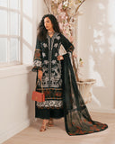 Zivah Apparel Unstitched Embroidered Luxury Lawn 3Pc Suit - Coral