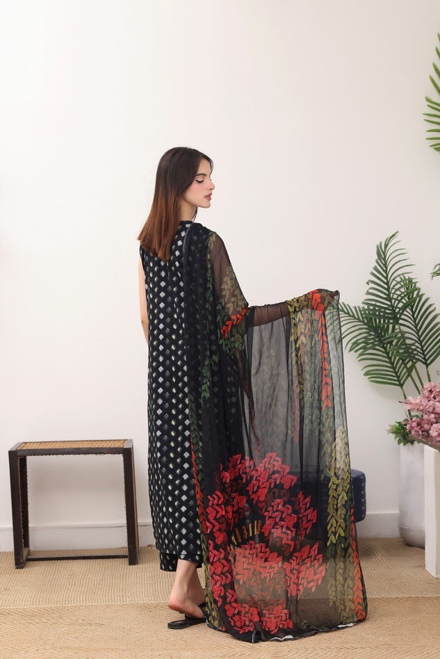 Feathers Premium Printed Lawn Unstitched 3Pc Suit Cosmic Creation-FT776