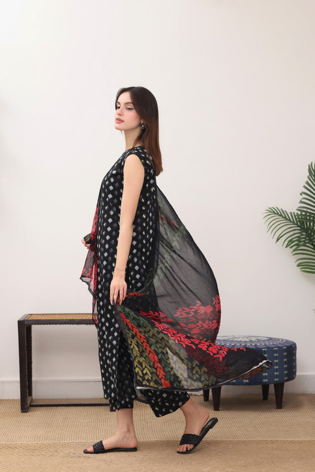 Feathers Premium Printed Lawn Unstitched 3Pc Suit Cosmic Creation-FT776