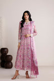 Farasha Fiorella Embroidered Chiffon Unstitched 3Pc Suit - Cottage Rose