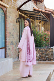 Farasha Sorine Summer Embroidered Lawn Unstitched 3Pc Suit - Cotton Blush