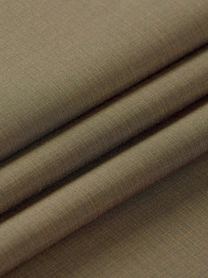 Crimson by Fabrieco Men's Unstitched Blended Suit for Summer - Mocca Brown