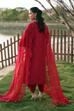 Zarposh Summer Soiree Embroidered Luxury Lawn Unstitched 3Pc Suit - Cynelle