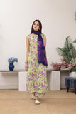 Feathers Premium Printed Lawn Unstitched 3Pc Suit Cypress Cipher-FT772