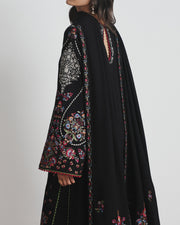Jugnu Lahore Womenswear Embroidered Karandi Unstitched 3Pc Suit - CYPRUS