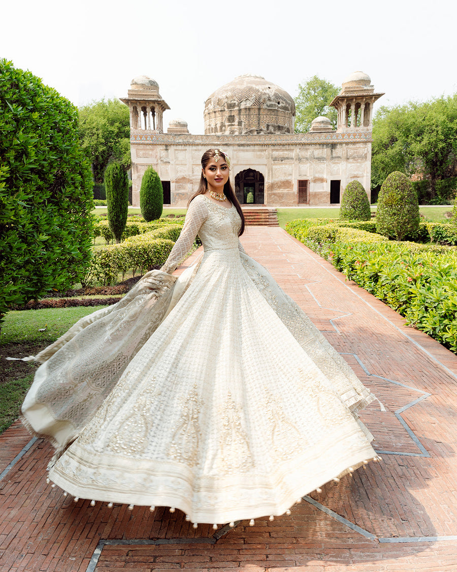 Nira by Faiza Saqlain Embroidered Chiffon Unstitched 3Pc Suit - CYRA
