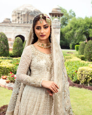 Nira by Faiza Saqlain Embroidered Chiffon Unstitched 3Pc Suit - CYRA