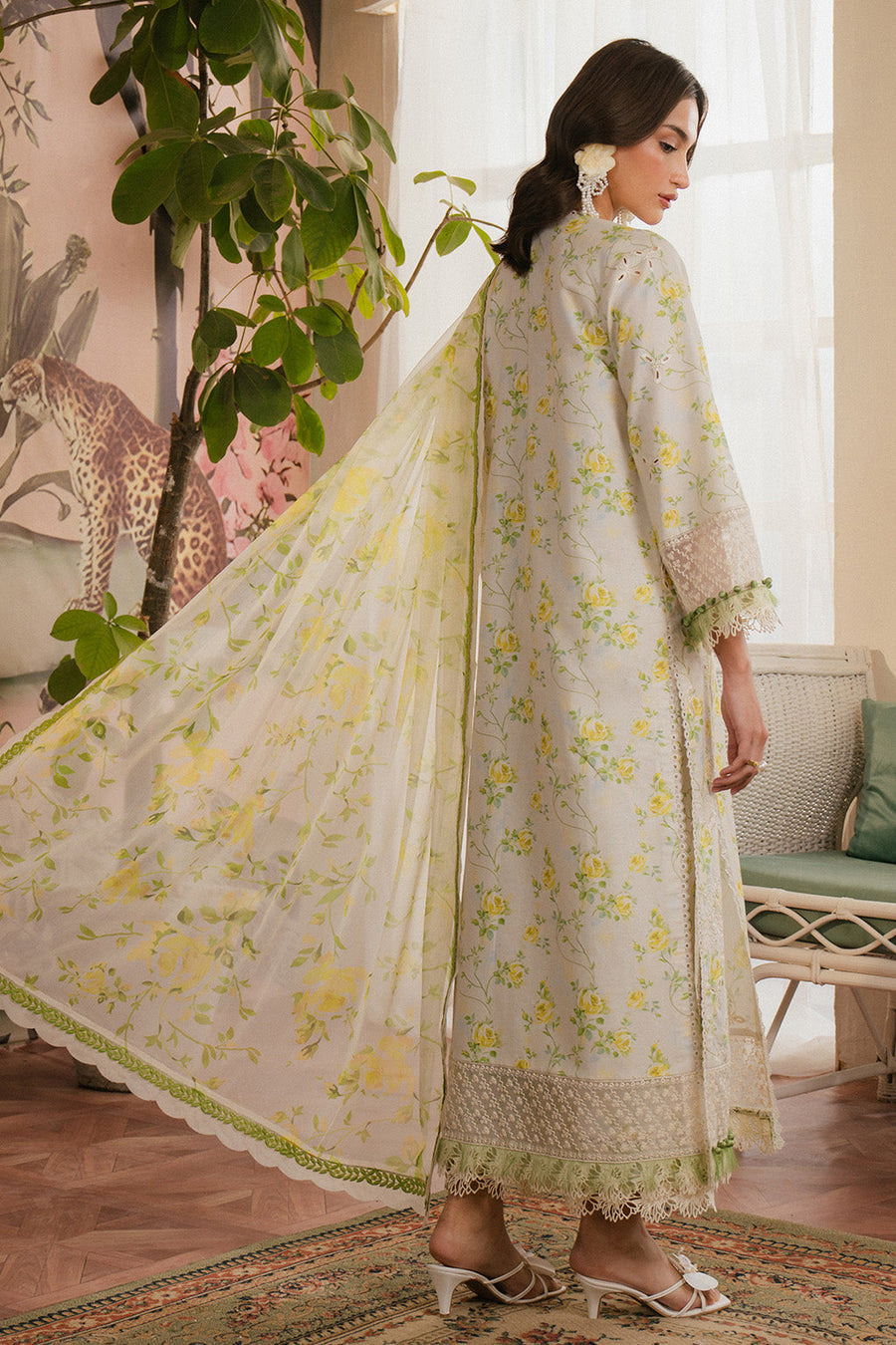 Ayzel Armelia Unstitched Printed Lawn 3Pc Suit AL-25-V1-06 Cyrilla