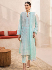 Nissa by RajBari Unstitched Embroidered Chikankari 3 Piece Suit D-01