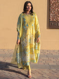 Rang Rasiya Premium Embroidered Lawn Unstitched 3Pc Suit D-01 AMANI
