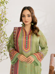 Sundas By Al Kareem Premium Printed Lawn Unstitched 3Pc Suit D-01