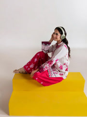 RajBari Amal Summer Prints Exclusive 2Pc Unstitched Lawn Suit D-01