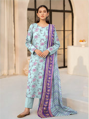 Fiza Noor Digital Printed Marina Unstitched 3Pc Suit D-01