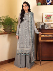 LaMode by Xenia Formals Unstitched Chiffon 3Pc Suit D-01 MATILDA