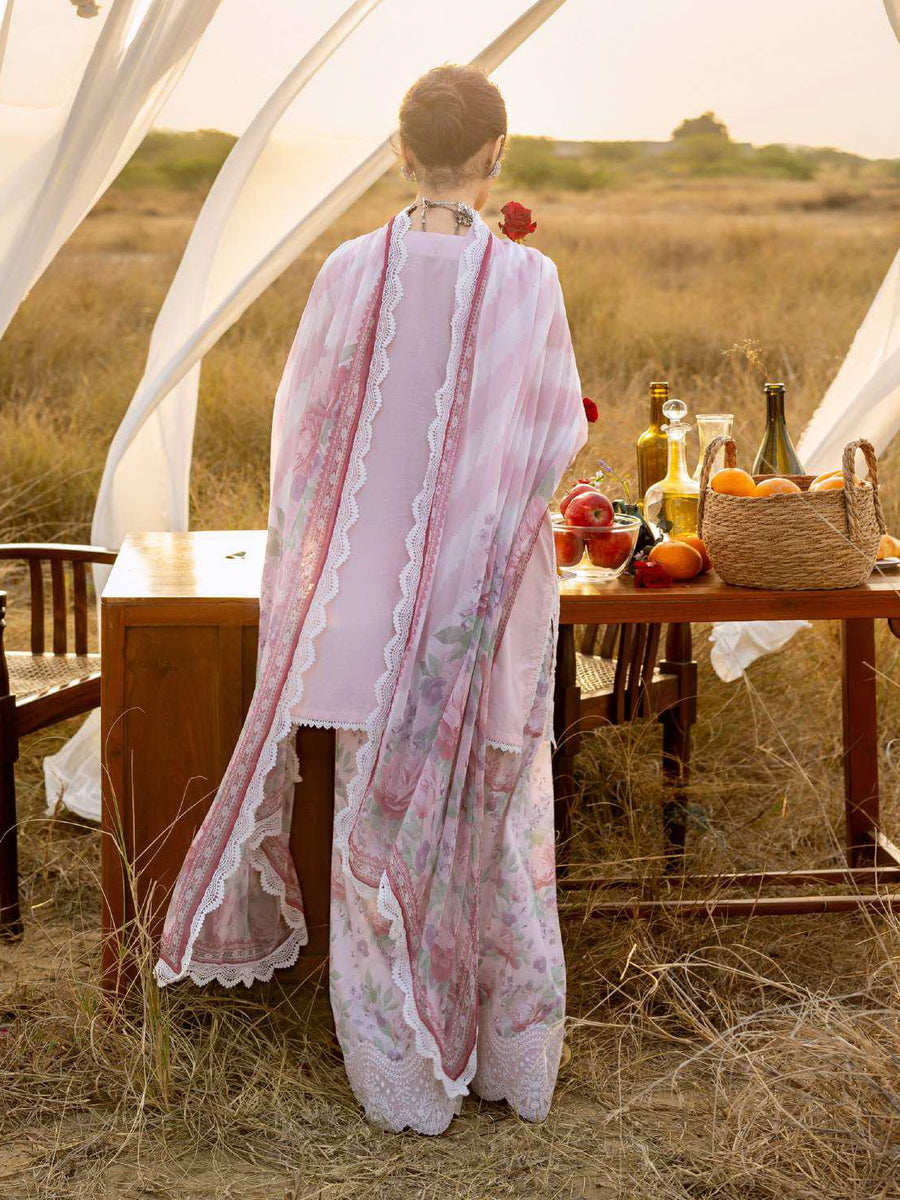 Zainab Chottani Embroidered Lawn Unstitched 3Pc Suit D-01 Aurelia