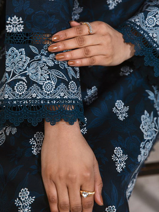 Raha by RajBari Summer Prints Exclusive Lawn Unstitched 3Pc Suit D-01