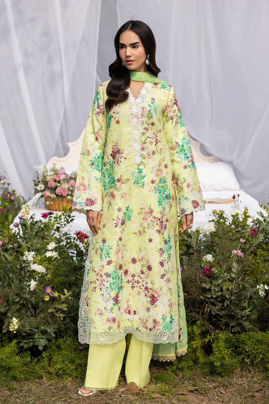 RajBari Summer Printkari Exclusive Lawn Unstitched 3Pc Suit D-01