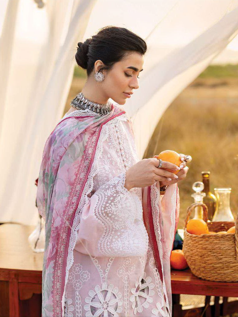 Zainab Chottani Embroidered Lawn Unstitched 3Pc Suit D-01 Aurelia