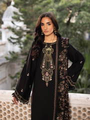 CELTS Mehr Premium Embroidered Karandi Unstitched 3Pc Suit D-01