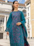 Rang Rasiya Carnation Embroidered Linen Unstitched 3Pc Suit D-01 Ella