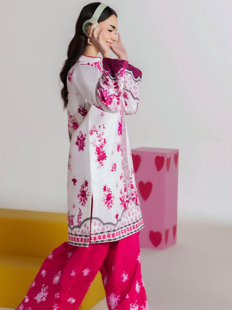 RajBari Amal Summer Prints Exclusive 2Pc Unstitched Lawn Suit D-01
