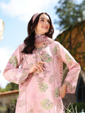 Rang Rasiya Lifestyle Embroidered Lawn Unstitched 3Pc Suit D-01 Ivy