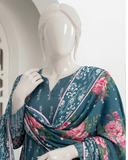 Ittehad Essential Vol-03 Unstitched Printed Lawn 3Pc Suit D-01