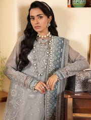LaMode by Xenia Formals Unstitched Chiffon 3Pc Suit D-01 MATILDA