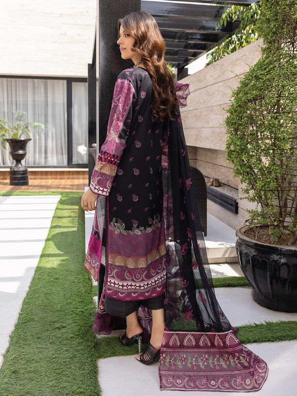 Belle ame by Humdum Embroidered Lawn Unstitched 3Pc Suit D-01