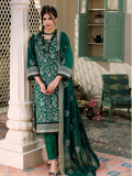 Manizay Saqafat Premium Embroidered Lawn Unstitched 3Pc Suit D-01