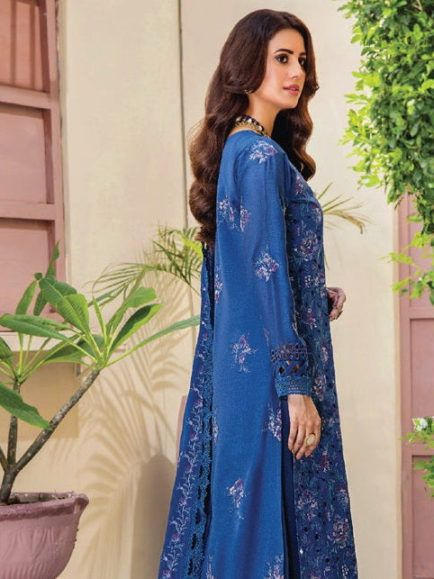 Rumli by Humdum Embroidered Karandi Unstitched 3Pc Suit RM-01