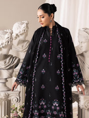 RajBari Premium Embroidered Lawn Unstitched 3Pc Suit D-01