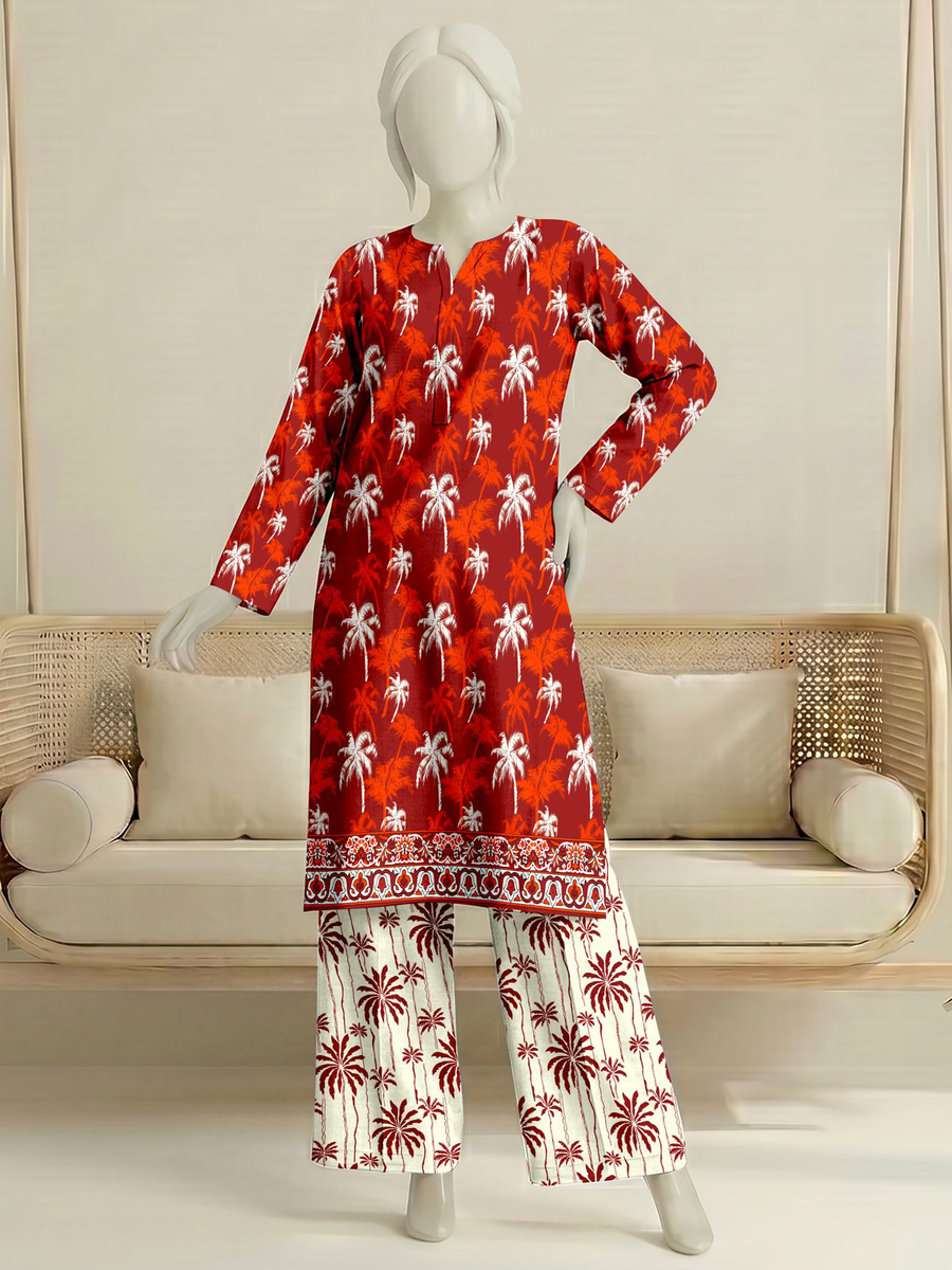 Ittehad Daily Afairs Vol-02 Unstitched Printed Lawn 2Pc Suit D-01
