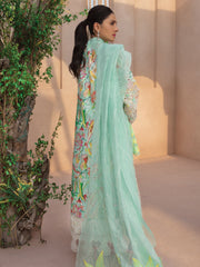 Rang Rasiya Premium Embroidered Lawn Unstitched 3Pc Suit D-01 MOONSTONE