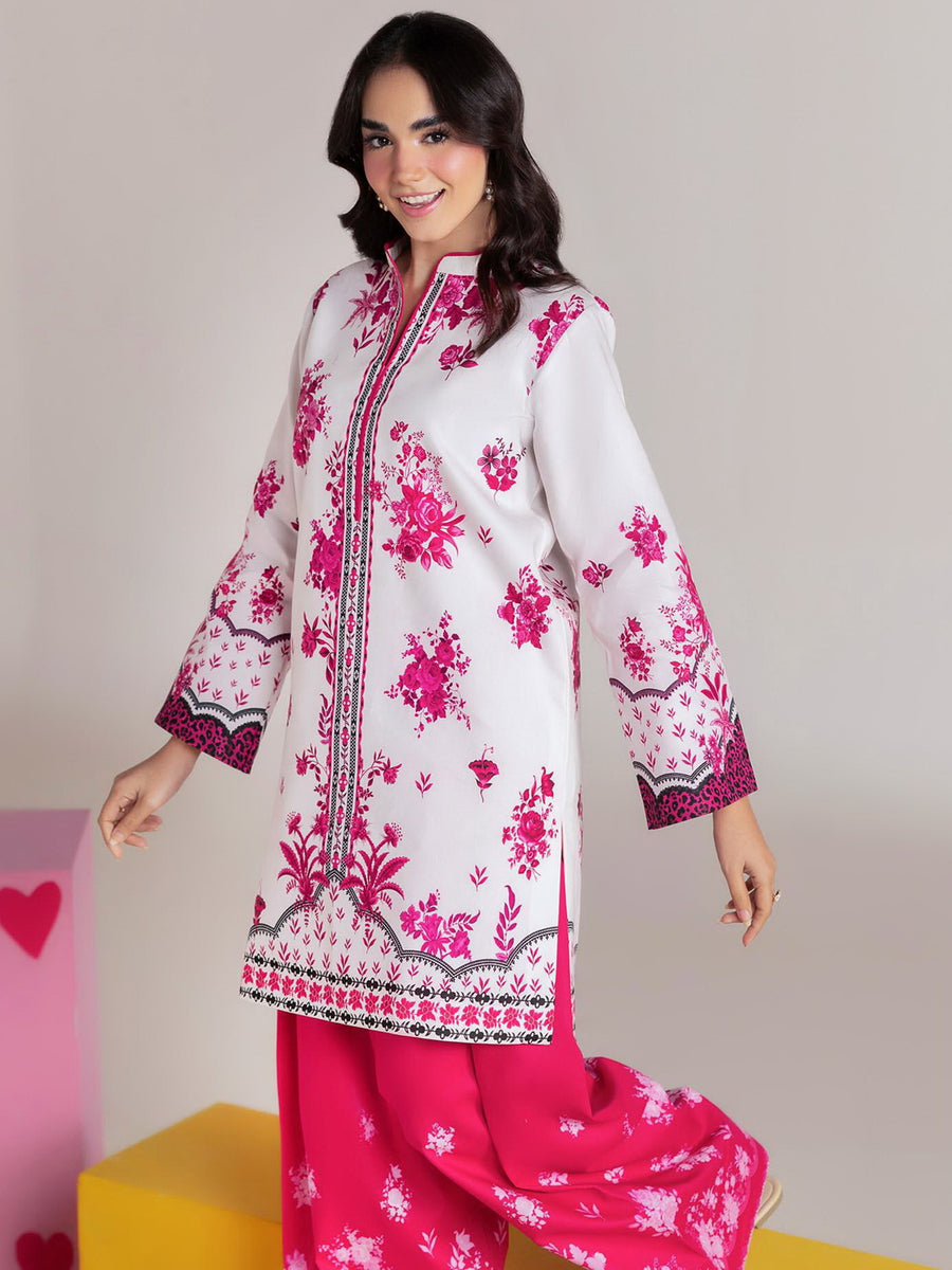 RajBari Amal Summer Prints Exclusive 2Pc Unstitched Lawn Suit D-01