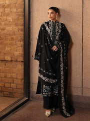 RajBari Premium Embroidered Peach Unstitched 3Pc Suit D-01