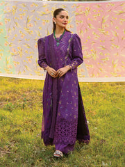 Rang Rasiya Carnation Embroidered Lawn Unstitched 3Pc Suit D-01 Nora