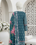 Ittehad Essential Vol-03 Unstitched Printed Lawn 3Pc Suit D-01