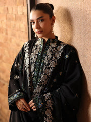 RajBari Premium Embroidered Peach Unstitched 3Pc Suit D-01